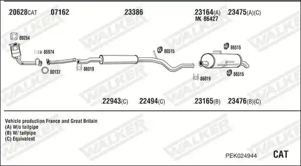 WALKER PEK024944