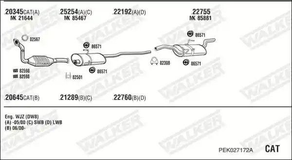 WALKER PEK027172A