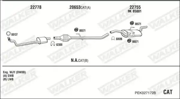 WALKER PEK027172B