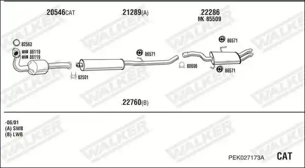 WALKER PEK027173A