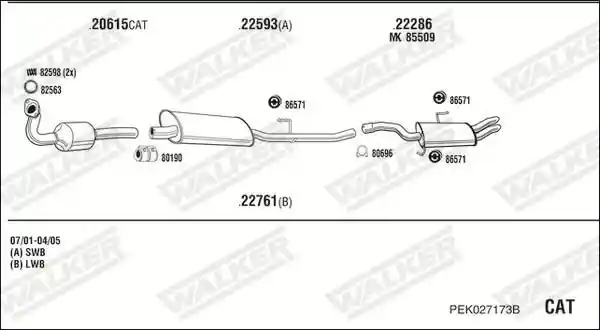 WALKER PEK027173B