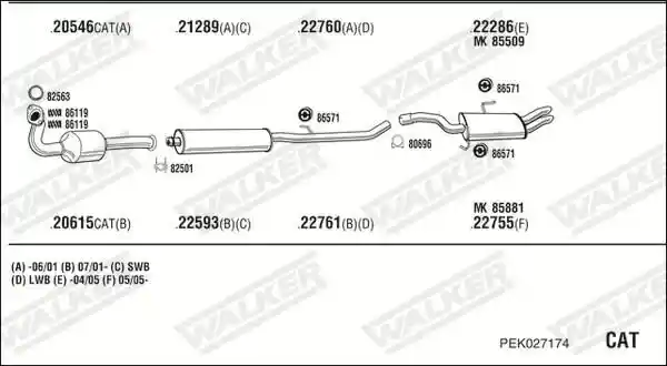 WALKER PEK027174