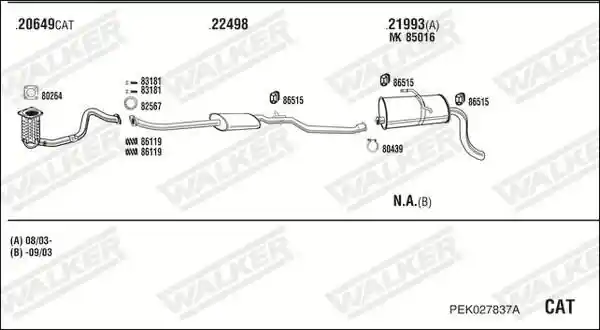 WALKER PEK027837A
