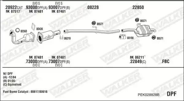 WALKER PEK028828B