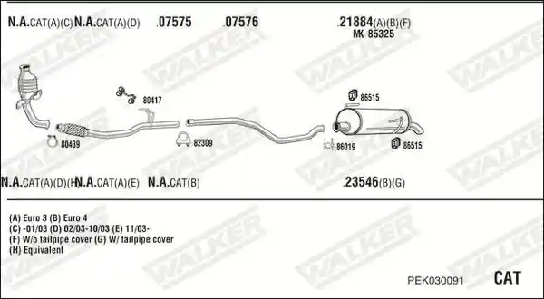 WALKER PEK030091
