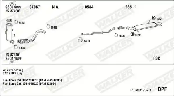 WALKER PEK031737B