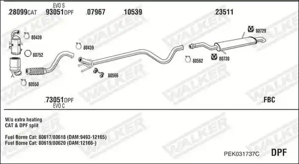 WALKER PEK031737C