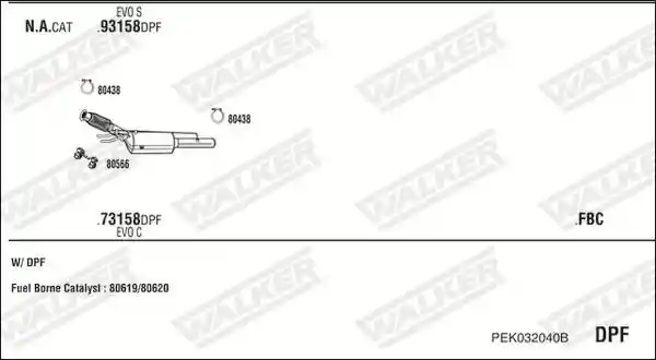WALKER PEK032040B
