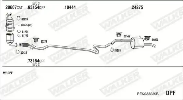 WALKER PEK033230B