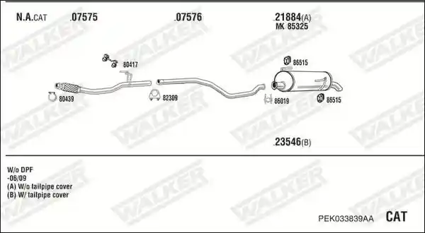 WALKER PEK033839AA