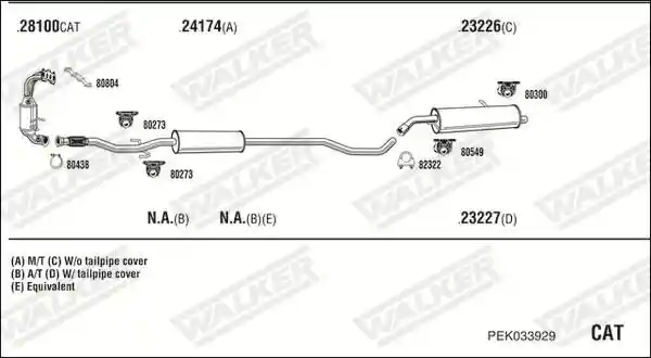 WALKER PEK033929