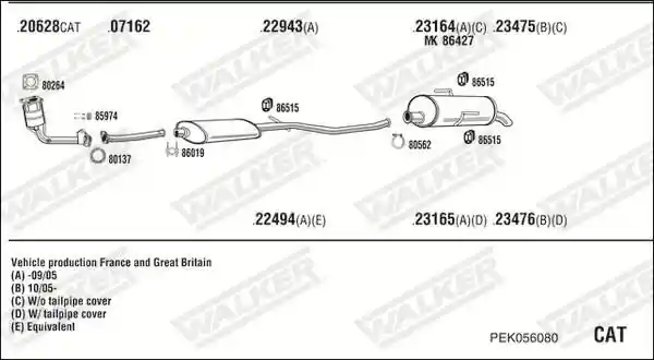 WALKER PEK056080