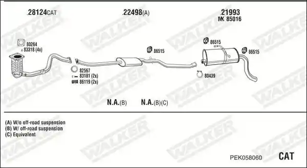 WALKER PEK058060