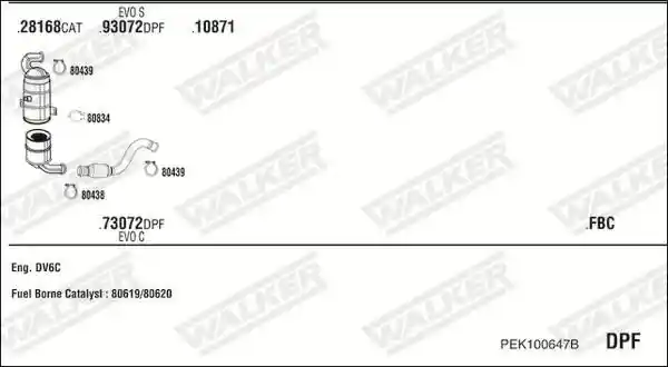 WALKER PEK100647B