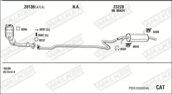 WALKER PEK100904A