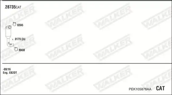WALKER PEK105876AA