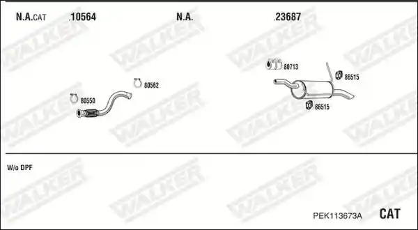 WALKER PEK113673A