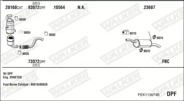 WALKER PEK113674B