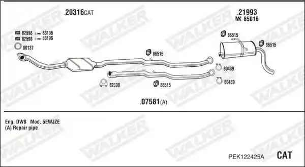 WALKER PEK122425A