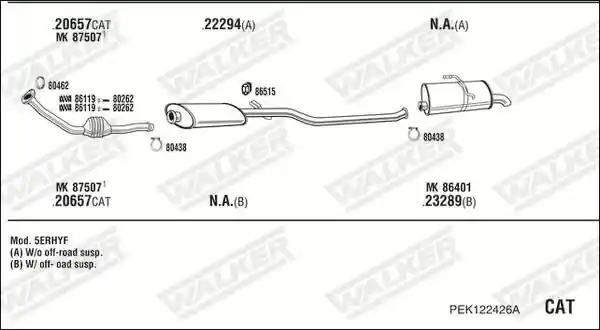 WALKER PEK122426A