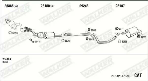 WALKER PEK125175AB