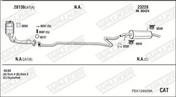 WALKER PEK128929A