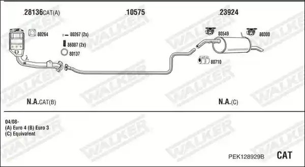 WALKER PEK128929B