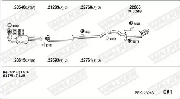 WALKER PEK128943