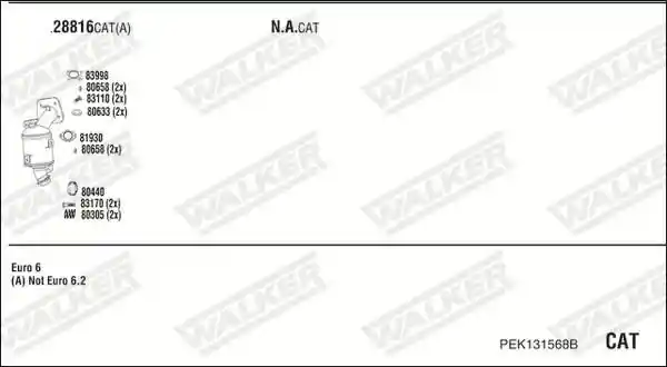 WALKER PEK131568B