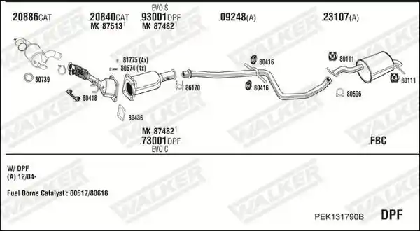 WALKER PEK131790B
