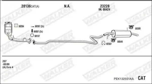 WALKER PEK132551AA