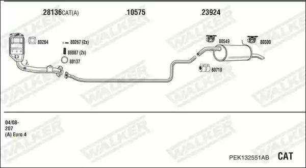 WALKER PEK132551AB