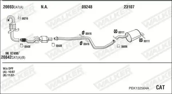 WALKER PEK132564A