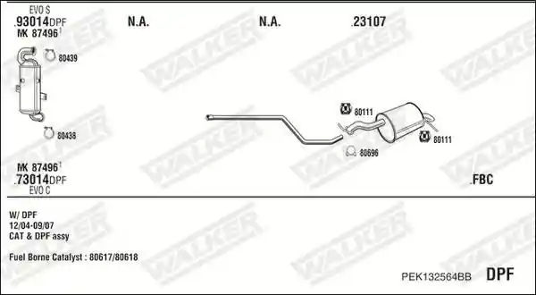 WALKER PEK132564BB