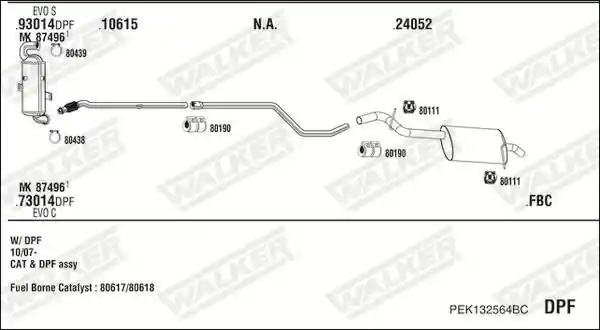 WALKER PEK132564BC