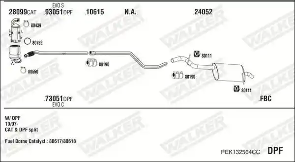 WALKER PEK132564CC
