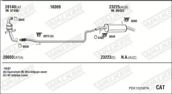 WALKER PEK132587A