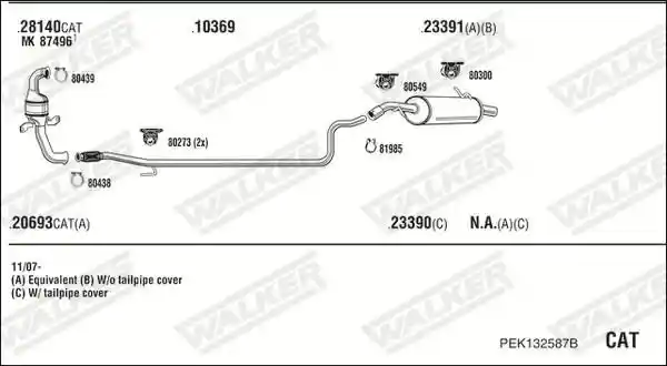 WALKER PEK132587B
