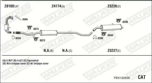 WALKER PEK132600