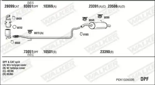 WALKER PEK132602B