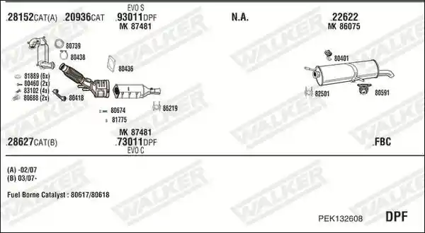 WALKER PEK132608