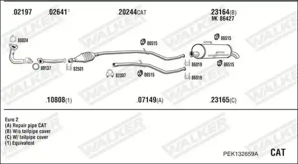WALKER PEK132659A