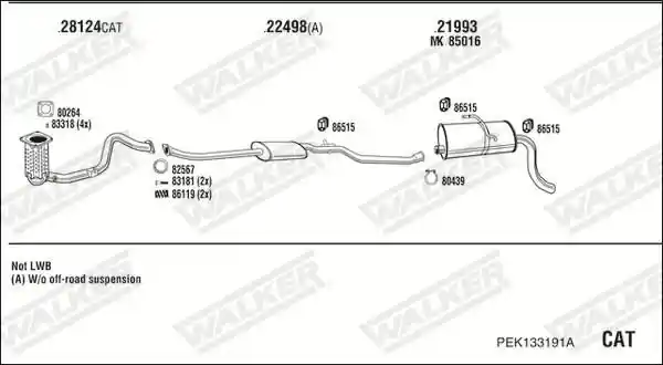 WALKER PEK133191A
