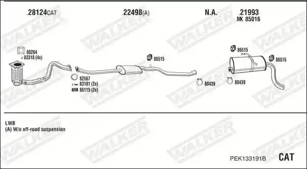 WALKER PEK133191B