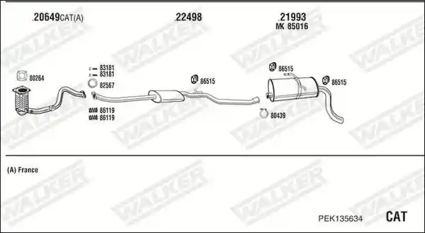 WALKER PEK135634