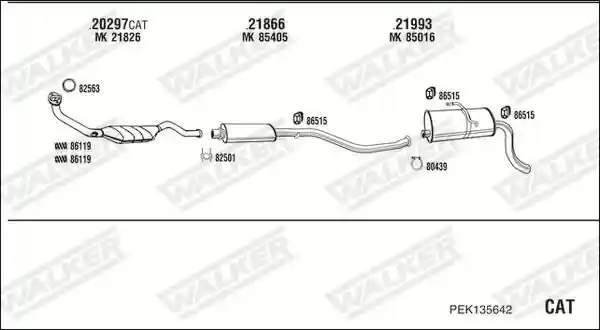 WALKER PEK135642