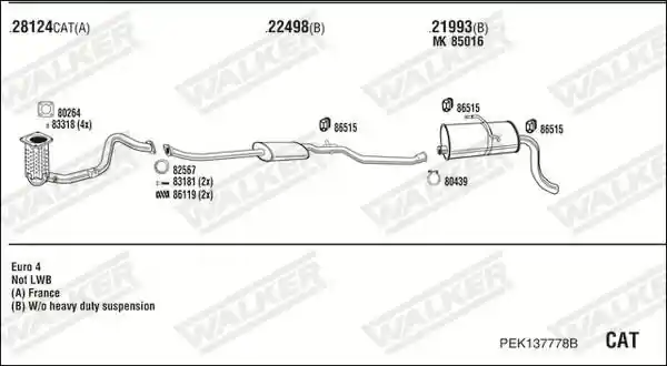 WALKER PEK137778B