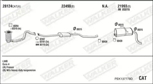 WALKER PEK137778D