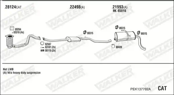 WALKER PEK137782A