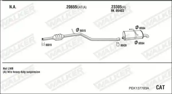 WALKER PEK137783A